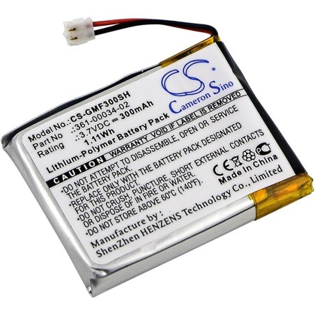 Batterie pour Garmin Fenix 3 (300 mAh/1.11 Wh, 3.7 V)