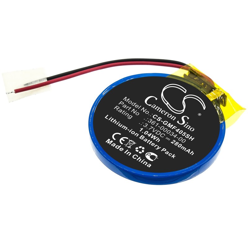 Batterie pour Garmin Forerunner 405 (280 mAh/1.04 Wh, 3.7 V)