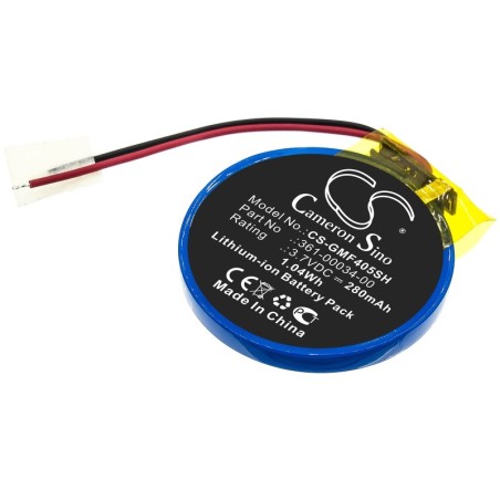 Batterie pour Garmin Forerunner 405CX (280 mAh/1.04 Wh, 3.7 V)