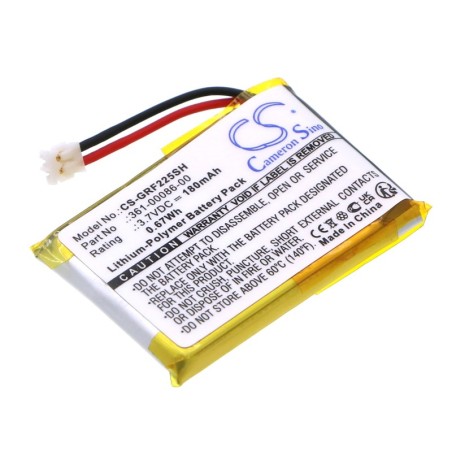 Batterie pour Garmin Forerunner 235 (180 mAh/0.67 Wh, 3.7 V)