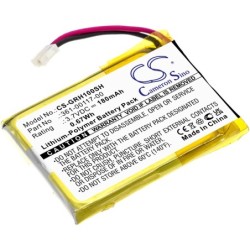 Batterie pour Garmin 361-00117-00 (180 mAh/0.67 Wh, 3.7 V)