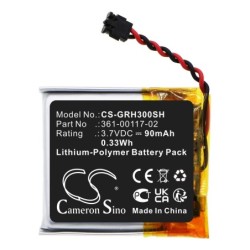 Batterie pour Garmin Forerunner 30 (90 mAh/0.33 Wh, 3.7 V)