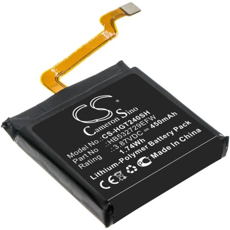 Batterie pour Huawei GT2 Pro (450 mAh/1.74 Wh, 3.87 V)
