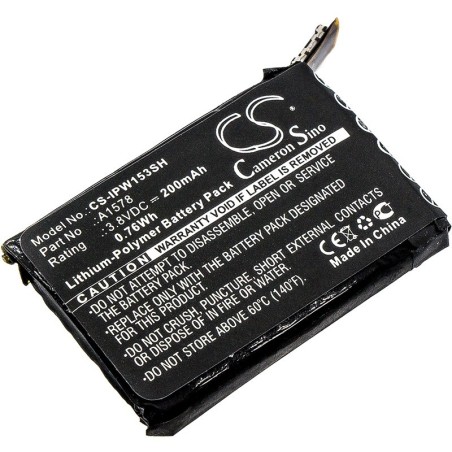 Batterie pour Apple MLLD2LL/A (200 mAh/0.76 Wh, 3.8 V)