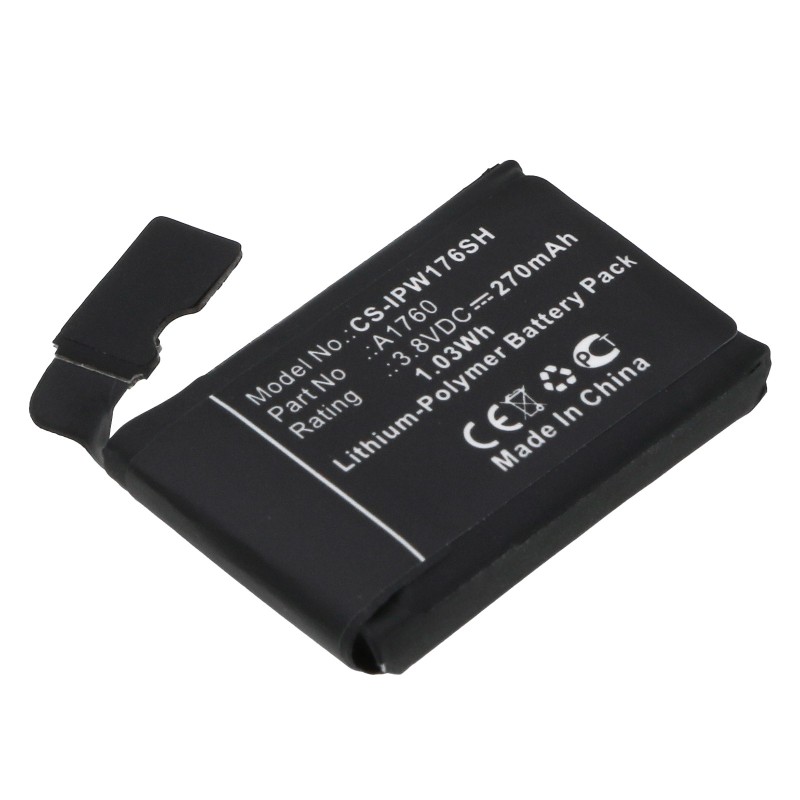 Batterie pour Apple MP032LL/A (270 mAh/1.03 Wh, 3.8 V)