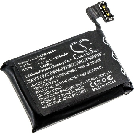 Batterie pour Apple MRQE2LL/A (270 mAh/1.03 Wh, 3.82 V)
