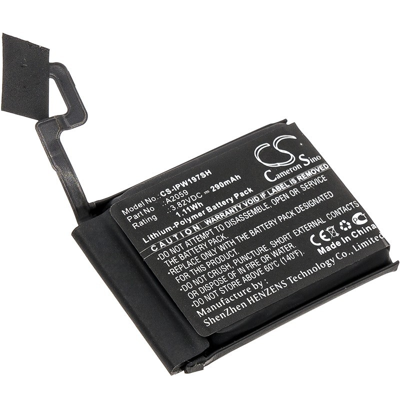 Batterie pour Apple A2059 (290 mAh/1.11 Wh, 3.82 V)
