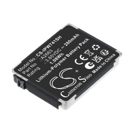 Batterie pour Apple A2476 (280 mAh/1.08 Wh, 3.85 V)