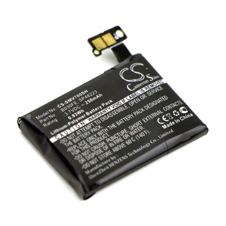 Batterie pour Samsung B030FE (250 mAh/0.93 Wh, 3.7 V)