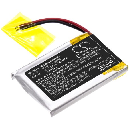 Batterie pour Sony SW2 (180 mAh/0.67 Wh, 3.7 V)