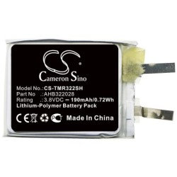 Batterie pour TomTom Runner (190 mAh/0.72 Wh, 3.8 V)