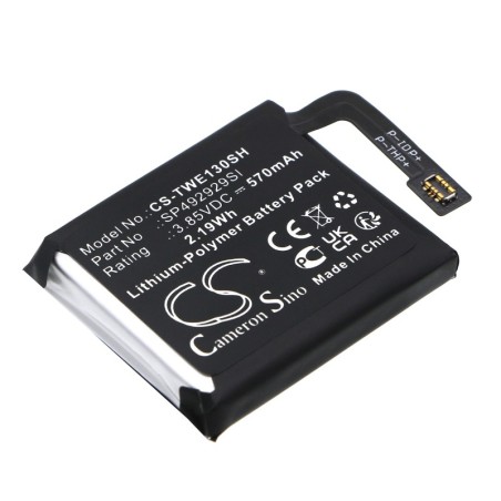 Batterie pour Ticwatch Pro 3 (570 mAh/2.19 Wh, 3.85 V)