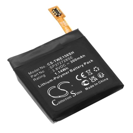 Batterie pour Ticwatch 2 (300 mAh/1.14 Wh, 3.8 V)