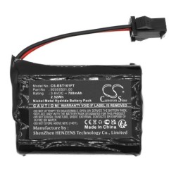 Batterie pour Esotec 901010 (700 mAh/2.52 Wh, 3.6 V)