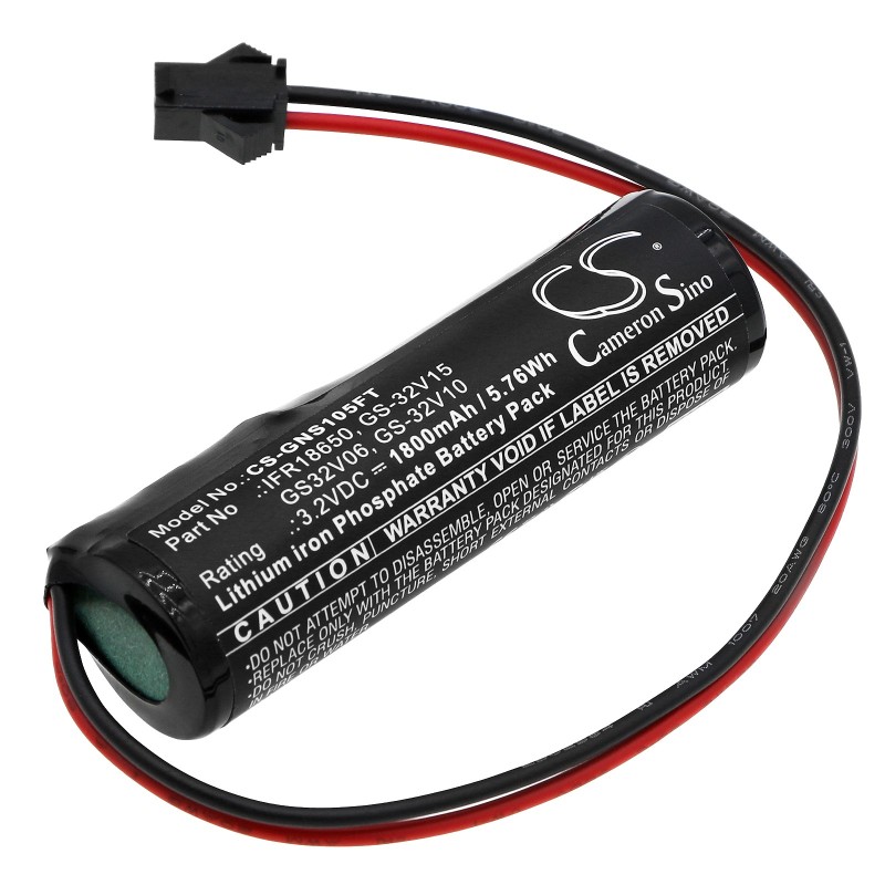 Batterie pour Gama Sonic GS-122 (1800 mAh/5.76 Wh, 3.2 V)