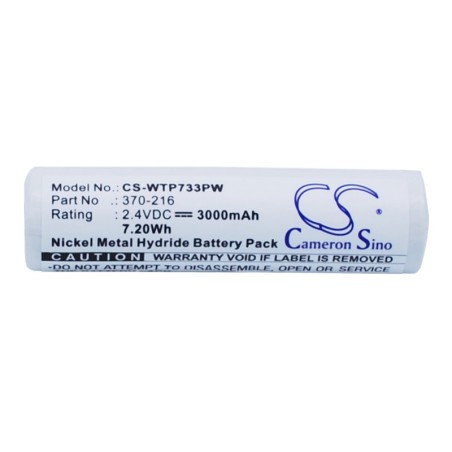 Batterie pour Wahl 7740 (3000 mAh/7.2 Wh, 2.4 V)