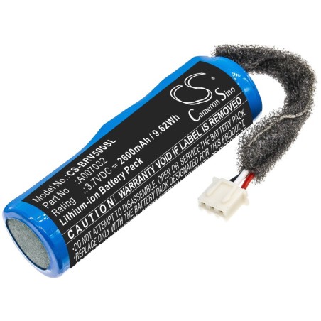 Batterie pour Braven BPRO5CB (2600 mAh/9.62 Wh, 3.7 V)
