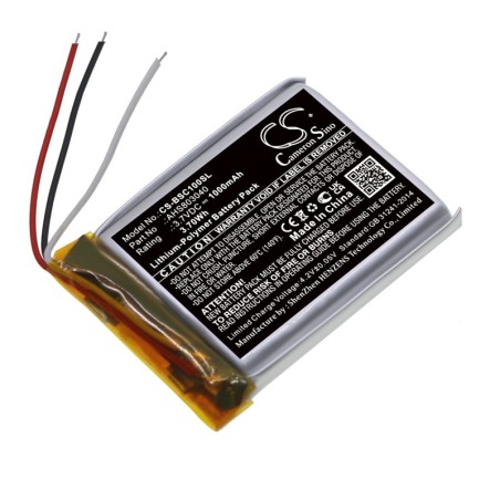 Batterie pour Bose AHS803040 (1000 mAh/3.7 Wh, 3.7 V)