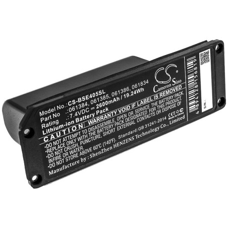 Batterie pour Bose 061385 (2600 mAh/19.24 Wh, 7.4 V)
