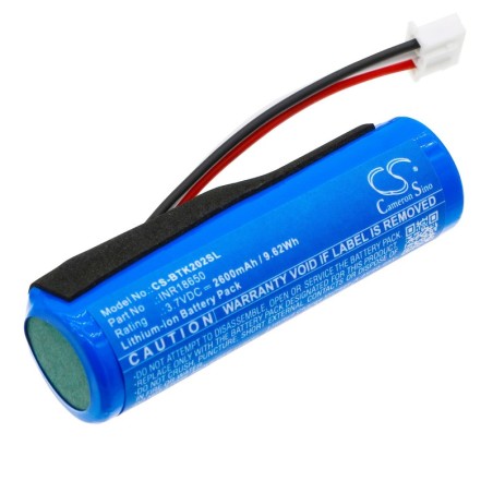 Batterie pour Blaupunkt BT202BK (2600 mAh/9.62 Wh, 3.7 V)