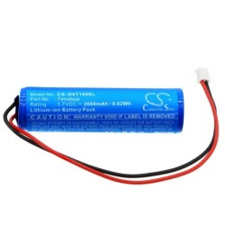 Batterie pour Divoom Timebox (2600 mAh/9.62 Wh, 3.7 V)