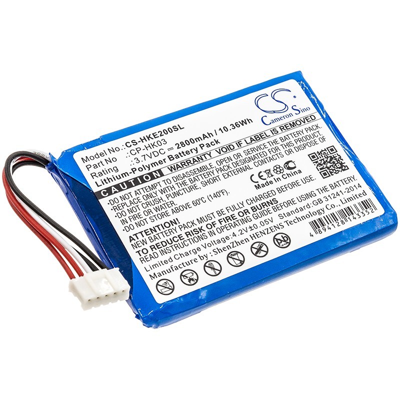 Batterie pour Harman/Kardon CP-HK03 (2800 mAh/10.36 Wh, 3.7 V)