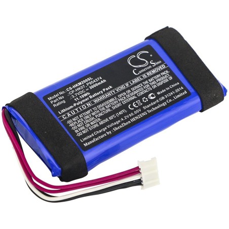 Batterie pour Harman/Kardon Onyx Mini (3000 mAh/11.1 Wh, 3.7 V)