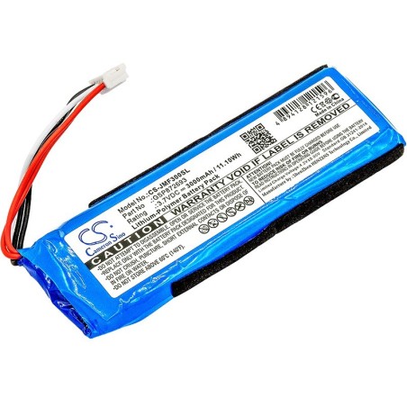 Batterie pour JBL JBLFLIP3GRAY (3000 mAh/11.1 Wh, 3.7 V)