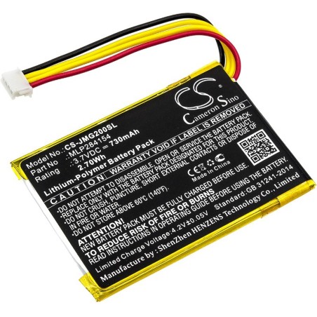 Batterie pour JBL Go 2H (730 mAh/2.7 Wh, 3.7 V)