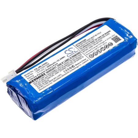 Batterie pour JBL Charge 3 Stealth Edition (6000 mAh/22.2 Wh, 3.7 V)