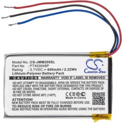 Batterie pour JBL Micro 2 (600 mAh/2.22 Wh, 3.7 V)