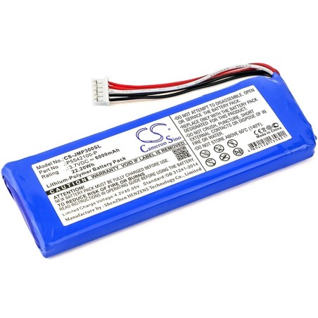 Batterie pour JBL 2017DJ1714 (6000 mAh/22.2 Wh, 3.7 V)
