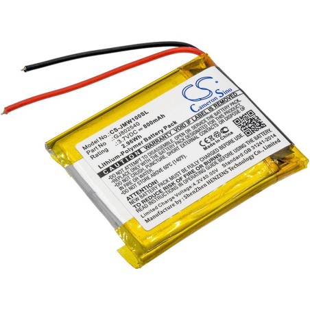 Batterie pour JBL Wind (800 mAh/2.96 Wh, 3.7 V)