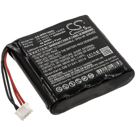 Batterie pour Marshall Kilburn (3400 mAh/48.96 Wh, 14.4 V)