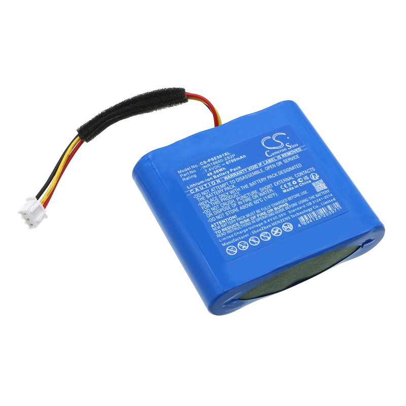 Batterie pour Philips PSE0501 (6700 mAh/49.58 Wh, 7.4 V)