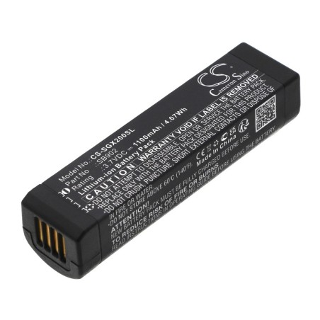Batterie pour Shure GLXD2 (1100 mAh/4.07 Wh, 3.7 V)