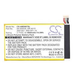 Batterie pour Amazon DR-A015 (4000 mAh/14.8 Wh, 3.7 V)