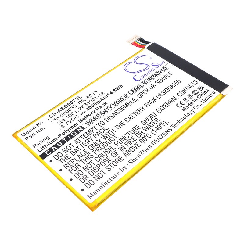 Batterie pour Amazon Kindle Fire HD 2013 (4000 mAh/14.8 Wh, 3.7 V)
