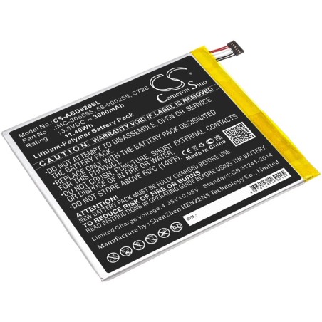 Batterie pour Amazon 58-000255 (3000 mAh/11.4 Wh, 3.8 V)