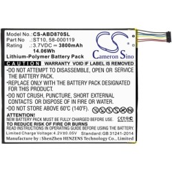 Batterie pour Amazon SR87MC (3800 mAh/14.06 Wh, 3.7 V)