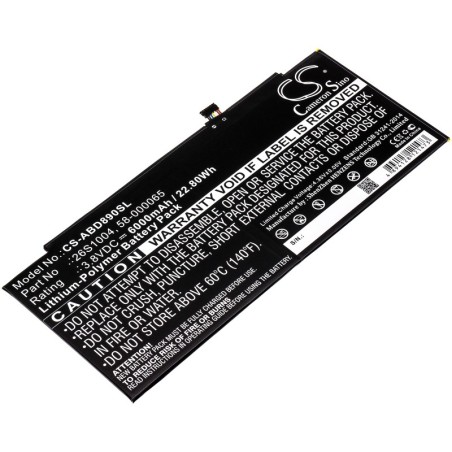 Batterie pour Amazon GU045RW (6000 mAh/22.8 Wh, 3.8 V)