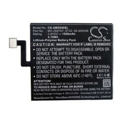 Batterie pour Amazon ST22 (1500 mAh/5.7 Wh, 3.8 V)