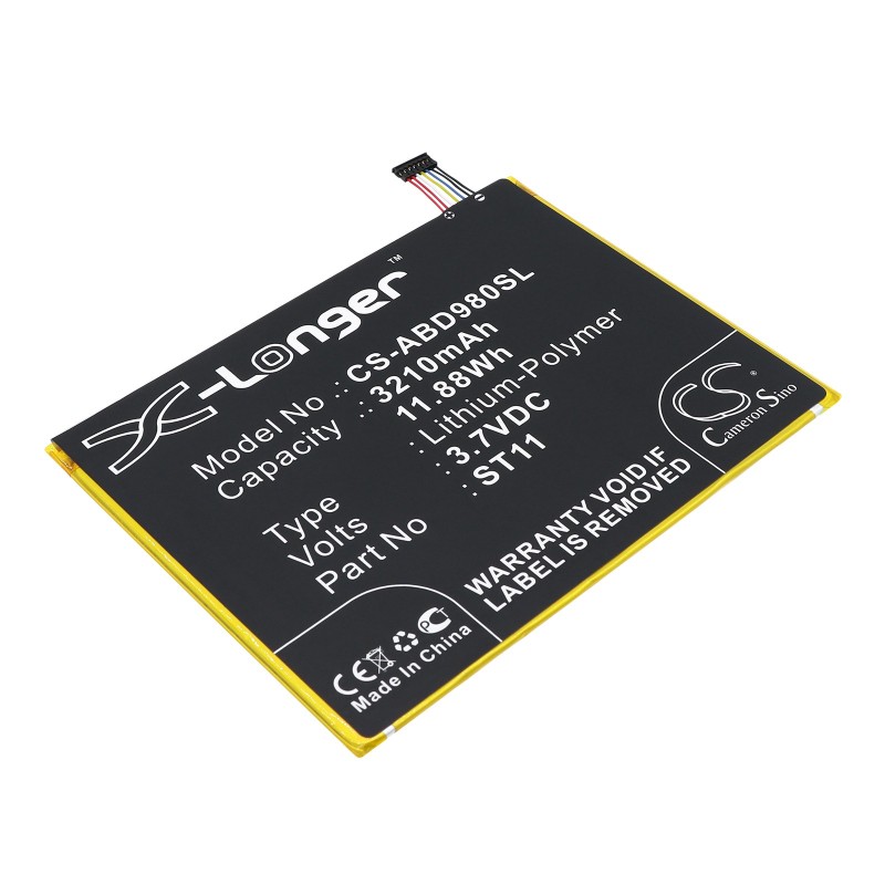 Batterie pour Amazon ST11A (3210 mAh/11.88 Wh, 3.7 V)