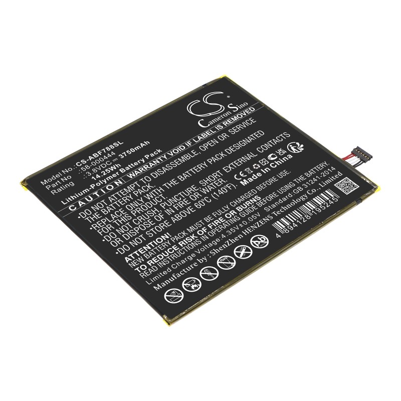 Batterie pour Amazon  ST40 (3750 mAh/14.25 Wh, 3.8 V)