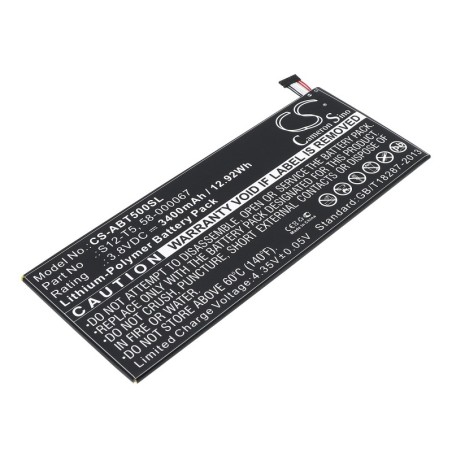 Batterie pour Amazon S12-T5 (3400 mAh/12.92 Wh, 3.8 V)