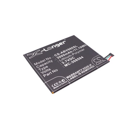 Batterie pour Amazon MC-308594 (3000 mAh/11.1 Wh, 3.7 V)