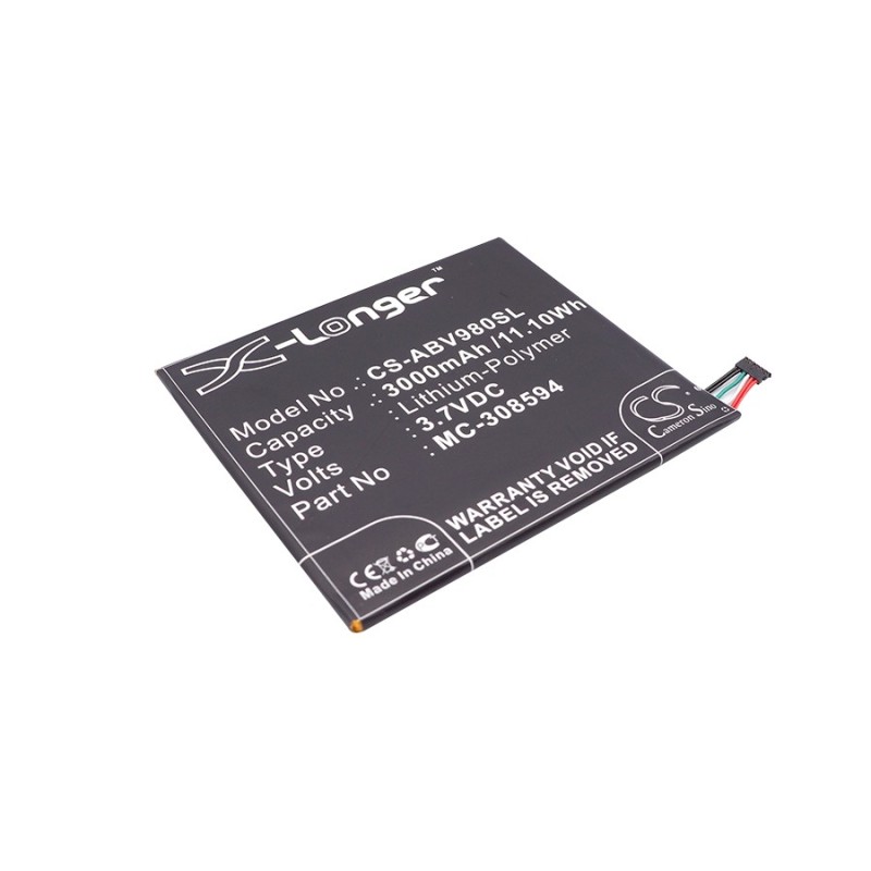 Batterie pour Amazon SV98LN (3000 mAh/11.1 Wh, 3.7 V)