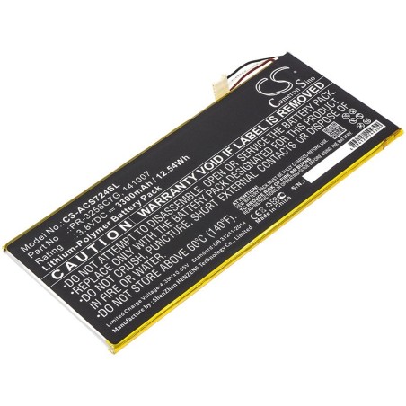 Batterie pour Acer 141007 (3300 mAh/12.54 Wh, 3.8 V)
