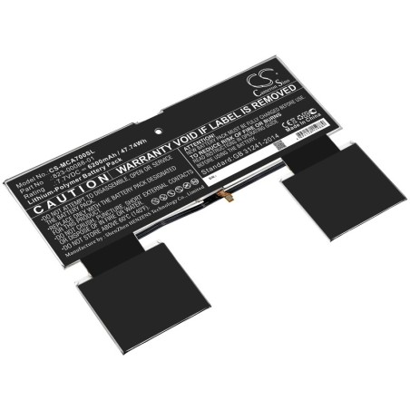 Batterie pour Microsoft Surface A70 (6200 mAh/47.74 Wh, 7.7 V)