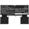 Batterie pour Microsoft Surface A70 (6200 mAh/47.74 Wh, 7.7 V)